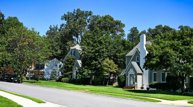 Anne Arundel County residential neighborhood in Glen Burnie, Maryland