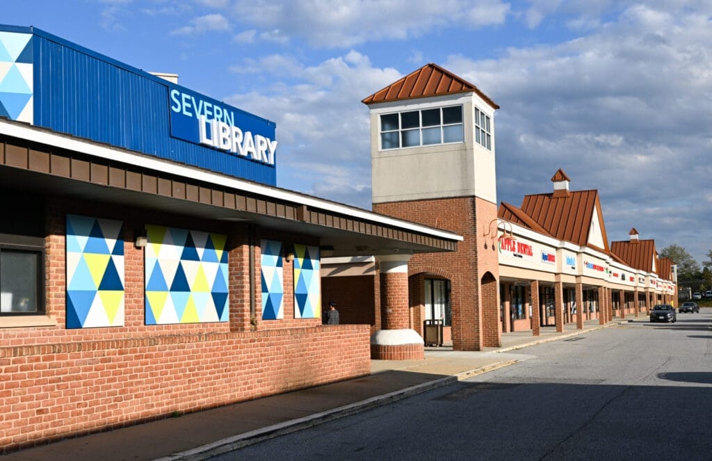 Street view of the Severn Library